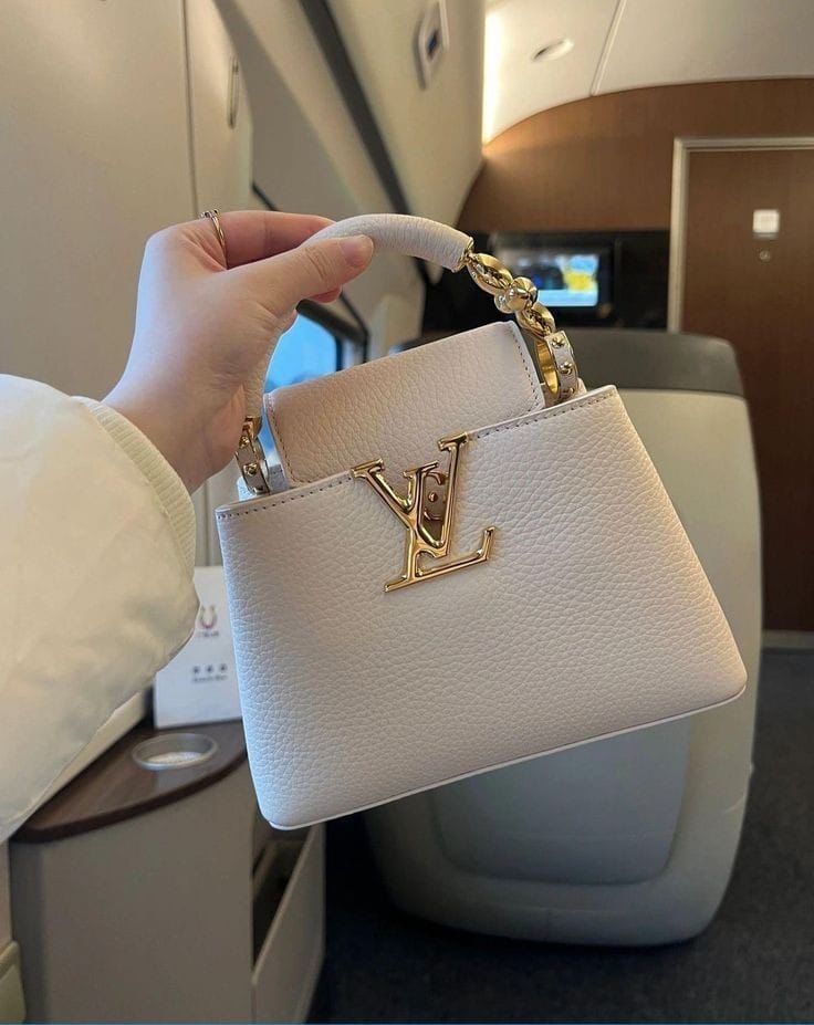 LOUIS VUITTON Luxe Elegance Mini Tote – Ivory Edition