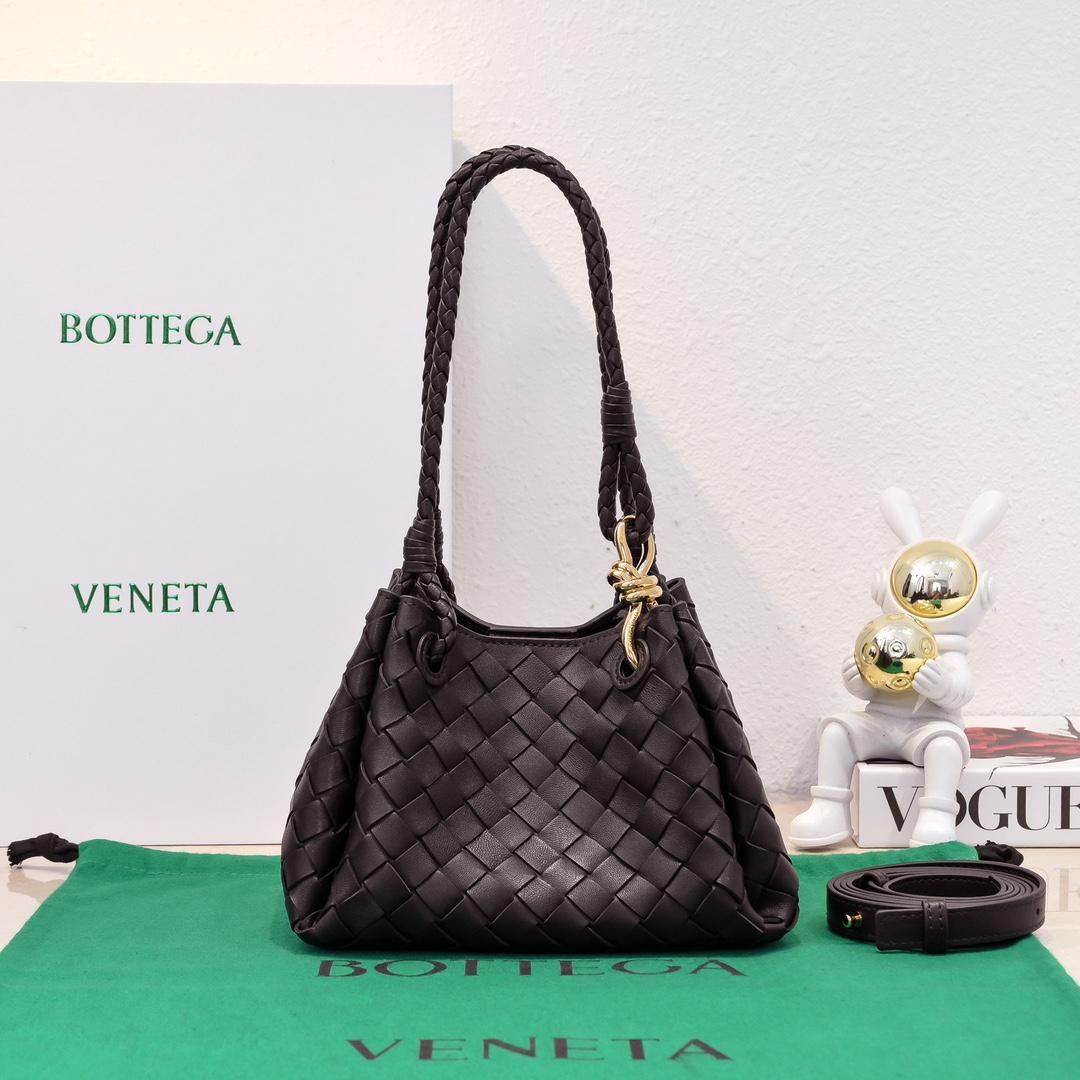 Bottega Veneta BV Intrecciato Crossbody & Shoulder Bags Gold Weave Mini