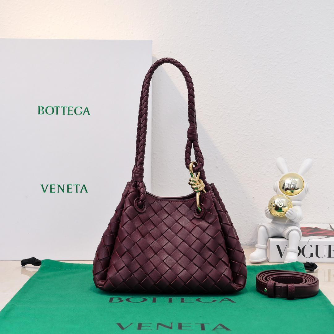 Bottega Veneta BV Intrecciato Crossbody & Shoulder Bags Gold Weave Mini