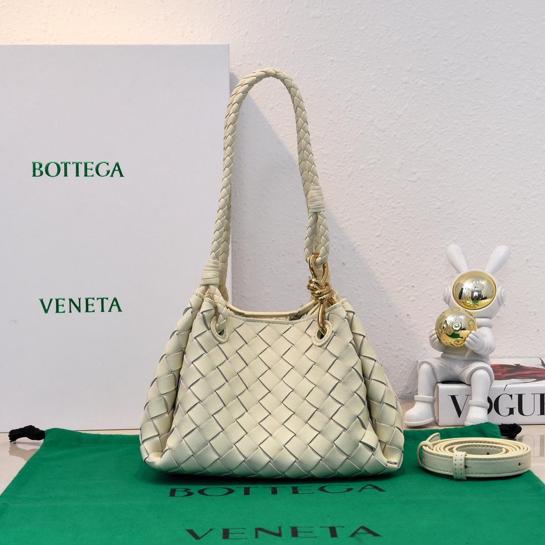Bottega Veneta BV Intrecciato Crossbody & Shoulder Bags Gold Weave Mini