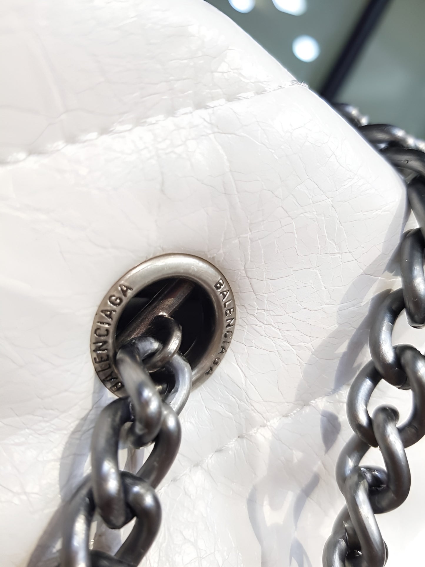 Balenciaga Crush Large Carry All Tote Bag Quilted