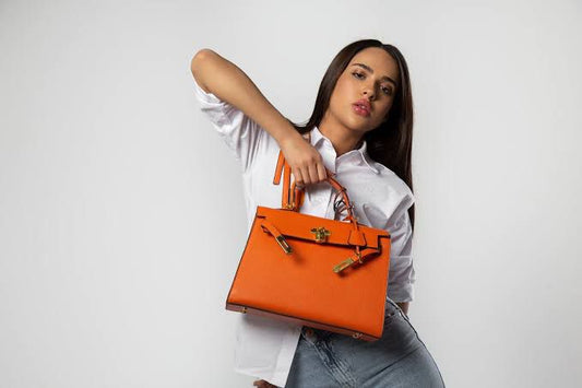 Hermes Kelly HandBag In Orange