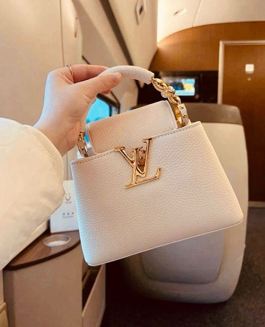 LOUIS VUITTON  Luxe Elegance Mini Tote – Ivory Edition