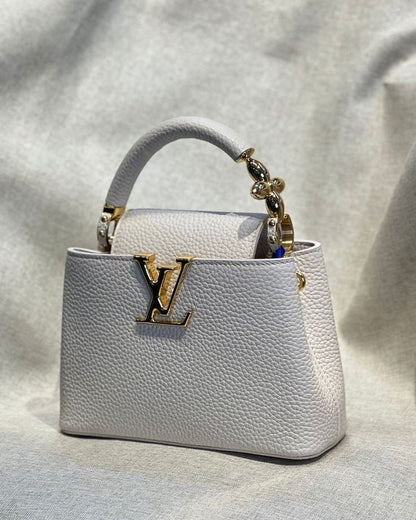 LOUIS VUITTON  Luxe Elegance Mini Tote – Ivory Edition