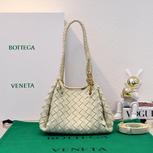 Bottega Veneta BV Intrecciato Crossbody & Shoulder Bags Gold Weave Mini