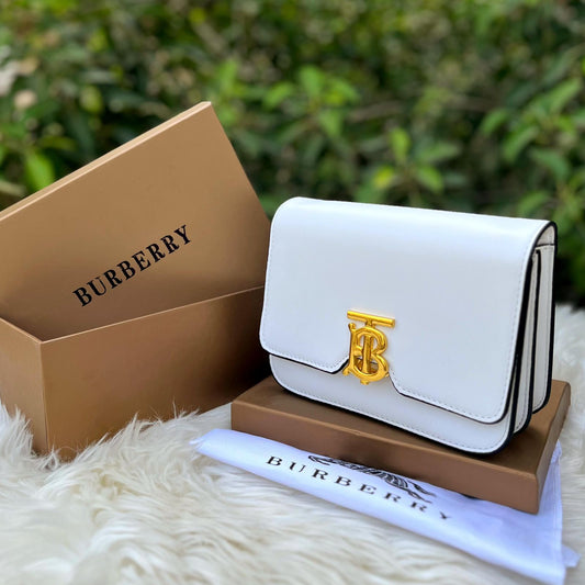 Small Leather TB Crossbody Bag