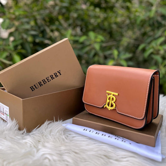 Small Leather TB Crossbody Bag