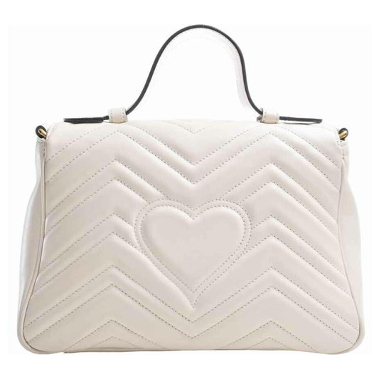 Gucci GG Marmont White Handbag – Timeless Luxury Designer Bag for Women.